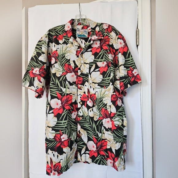 paradise of the Pacific Other - Paradise of the Pacific Orchid Hawaiian Shirt‎ size large